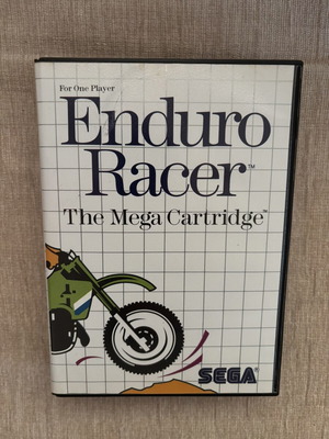 Enduro Racer SEGA Master System game, complete