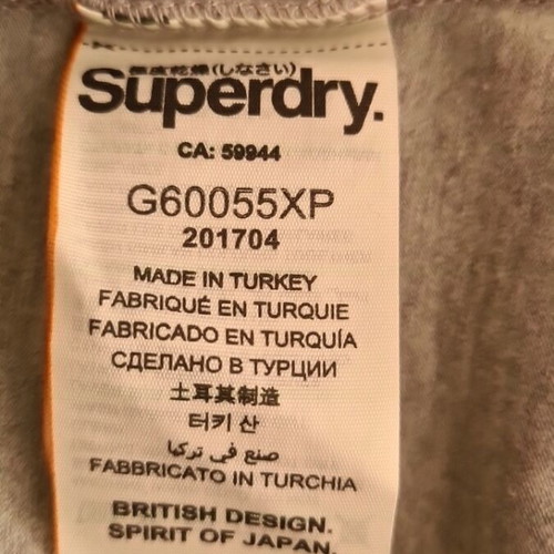 Superdry bodysuit small cotton elastic like new