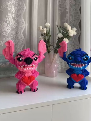 Stitch Angel 2000 Τουβλάκια Καινούργιο Δημιουργικό Παιχνίδι Κατασκευών