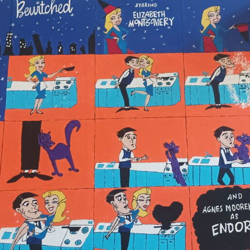 Bewitched Handmade Acrylic Painting on Canvas, Like New