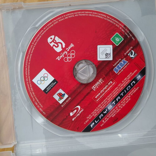 Beijing 2008 PS3 game used, complete with manual