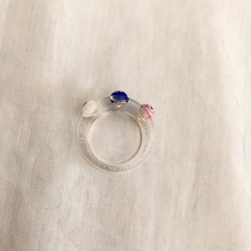 Acrylic ring transparent 80’s like new