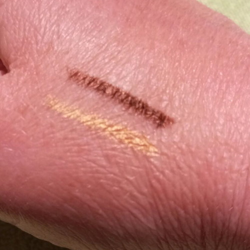 Duo soft eyeliner like new, gold/brown shades