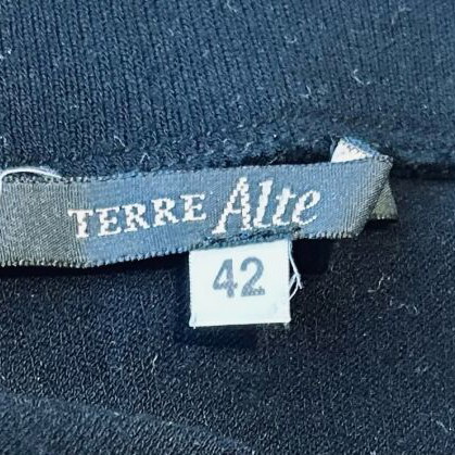 Terre Alte strapless dress used, size 42, black and white