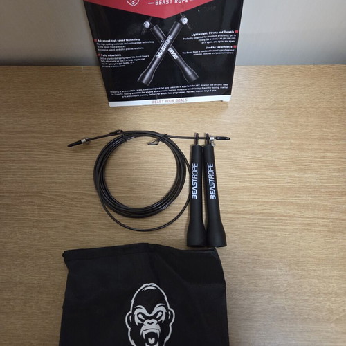 Beast Gear Steel Speed Fitness Speed Jump Rope new