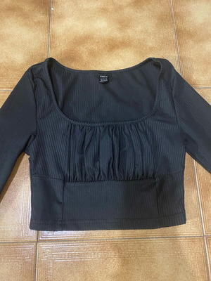 Shein top black, like new, size XS