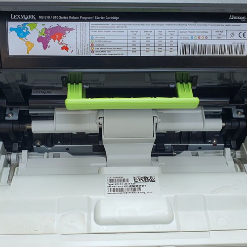 Lexmark MS510dn laser toner printer with screen, USB and Ethernet