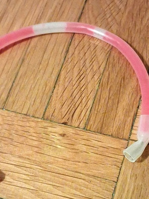 Plastic bracelet pink like new