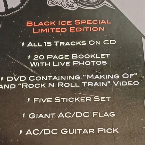 AC/DC Black Ice Box Set Limited Edition Tin Box