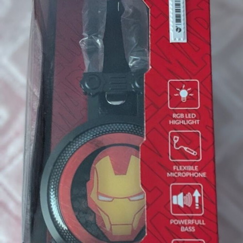 Marvel gaming headphones USB new with 7.1 virtual surround sound