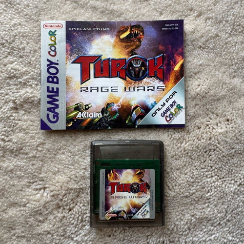 Turok Rage Wars Game Boy Color like new