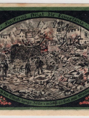 Emergency Money 50 και 75 Pfening 1921 Γερμανίας μεταχειρισμένο