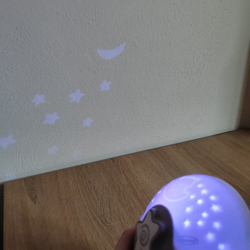 Infantino Rotating Baby Projector Lamp used with Star Projection and Sounds