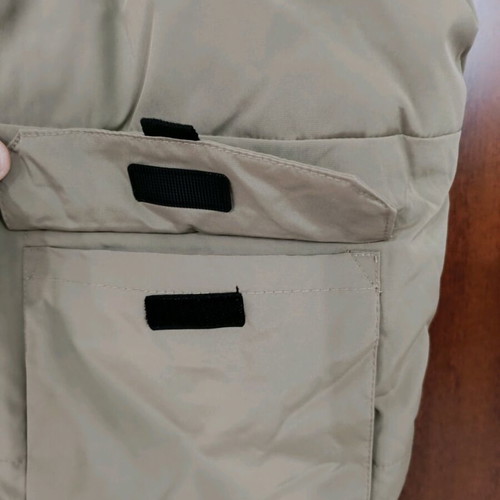 Men's vest new autumn and winter khaki size Large