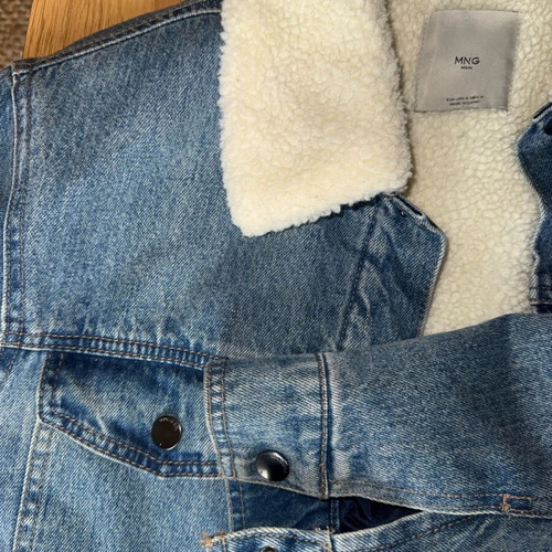 Denim jacket M Mango like new, blue