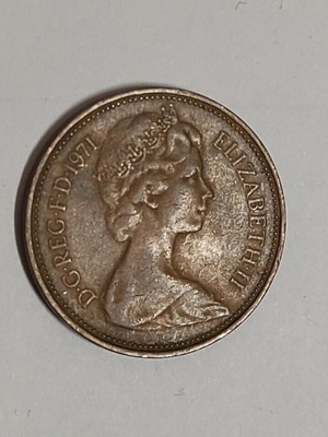 Σπάνιο νόμισμα Elizabeth 2 pence μεταχειρισμένο