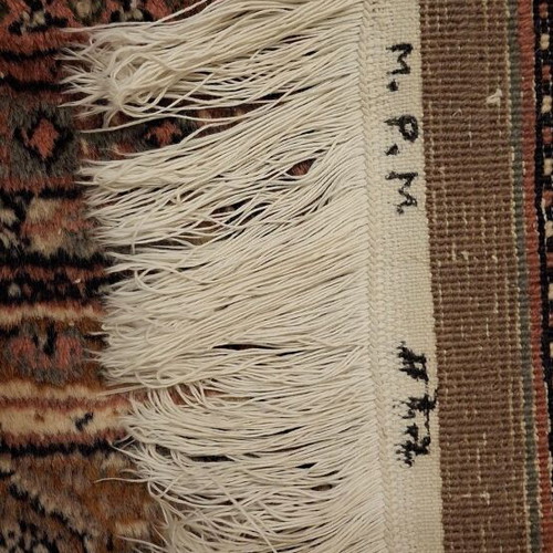 Persian rug used in good condition, silk and wool, handmade 2.84x2.00