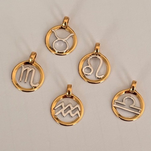 Zodiac gold k14 like new, Made in Italy