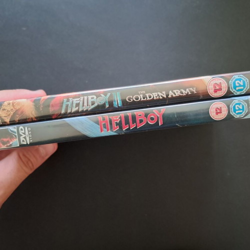 Hellboy and Hellboy 2 The Golden Army DVD like new, action fantasy