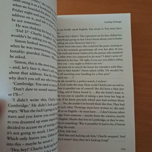 Lasting Damage Sophie Hannah book