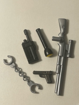 Playmobil police weapons set like new