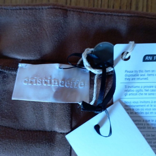 Casual pants CRISTINAEFFE MILANO camel new, size L