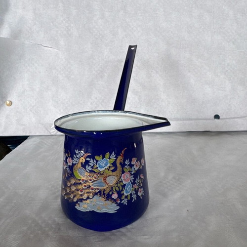 Enamel coffee pot 250ml new, for Greek coffee and all stovetops