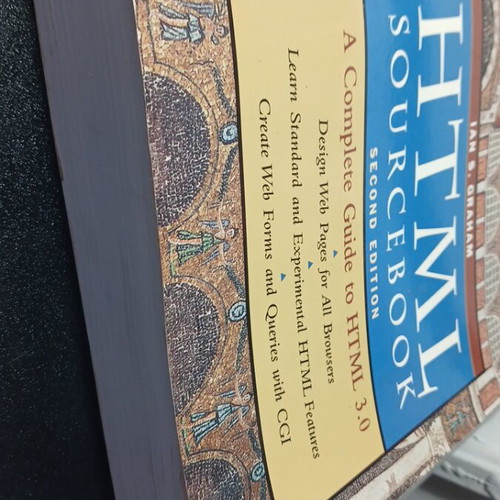 HTML Sourcebook book used, Ian S. Graham, English
