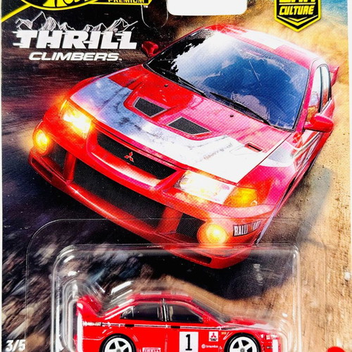 Hot Wheels Mitsubishi Lancer Evolution VI new, Premium Car Culture Thrill Climbers