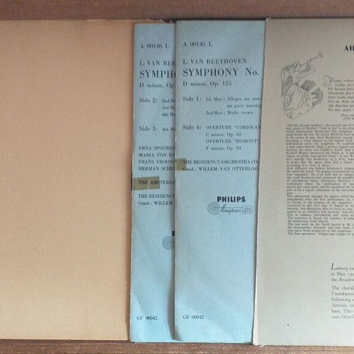Classical music records used, set 1+2, 33 rpm