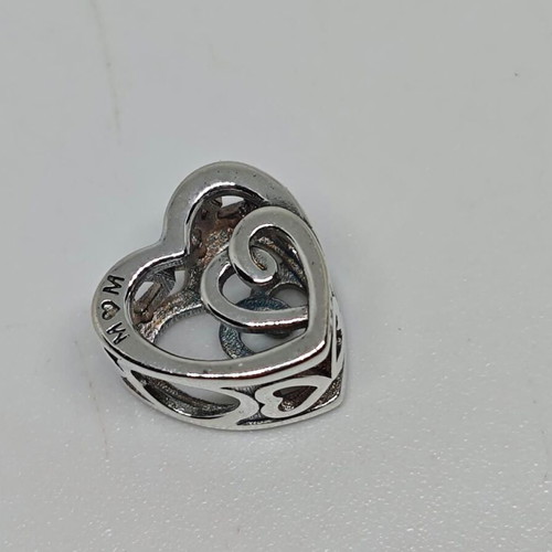 Silver Charm Heart I Love You Forever like new