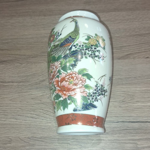 Satsuma vase like new, high-quality porcelain, 17cm