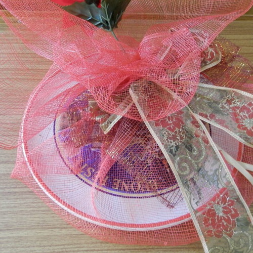 Christmas platter with ready decoration like new