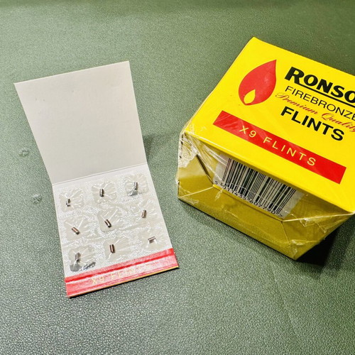 Ronson flints pack of 216 new lighter stones