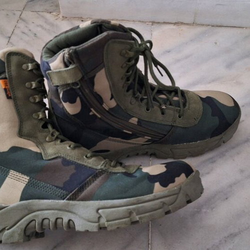 Military camouflage boots wood size 46 new