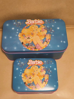 Barbie μεταλλικά κουτιά 1990 Mattel σαν καινούργιο