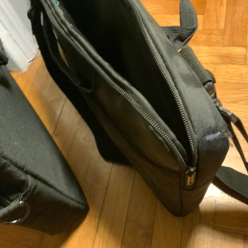 Laptop bags used, pack of 2, 42x32 cm, black
