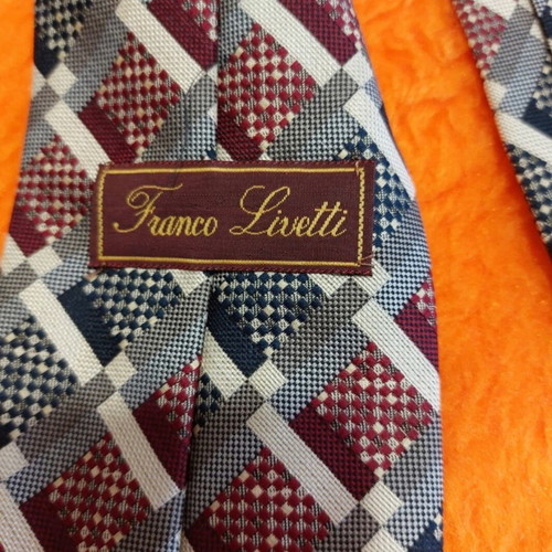 Vintage tie 1990s used, multicolor