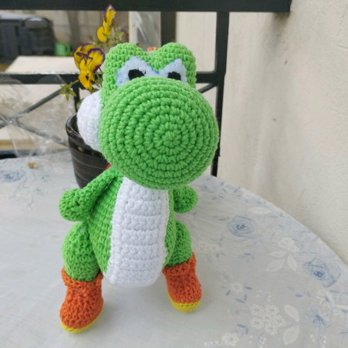 Knitted Little Hero handmade amigurumi made to order
