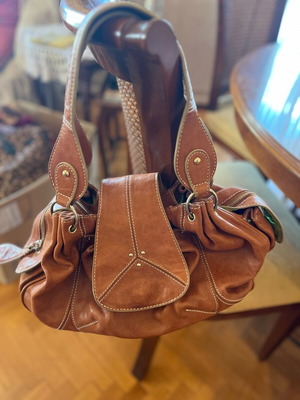 David and Scotti shoulder bag like new, brown