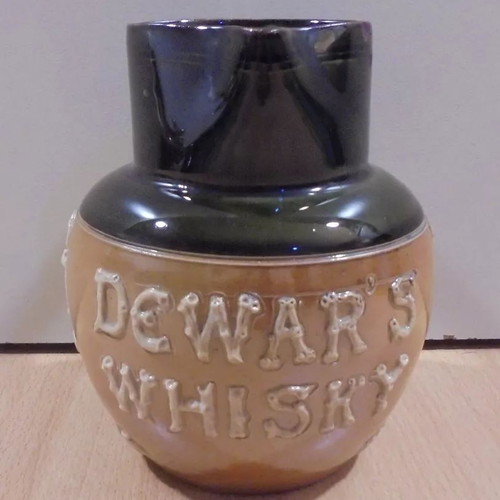 Dewar's Scotch Whisky Royal Doulton old advertising ceramic jug