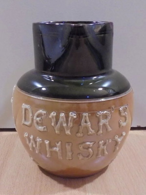 Dewar's Scotch Whisky Royal Doulton old advertising ceramic jug