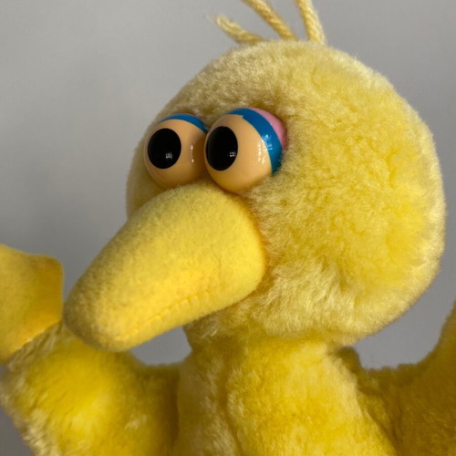 Sesame Street Big Bird plush toy vintage, used, 1990s