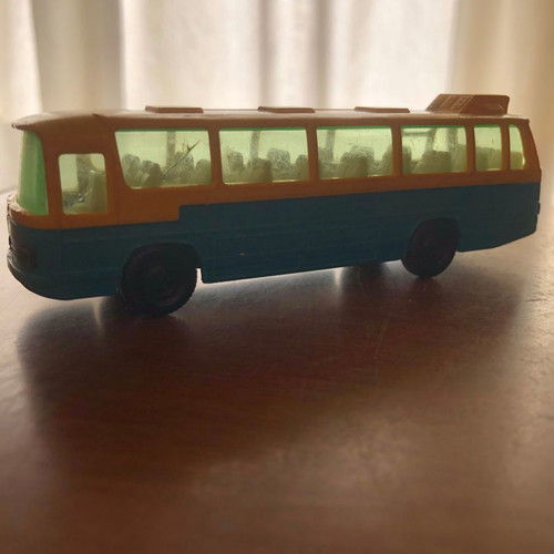Joy Mercedes Benz Bus used, vintage 70's collectible