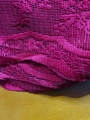 Κουρτίνες δύο τεμαχίων σαν καινούργιες, κόκκινο μπορντώ, πολυεστέρας