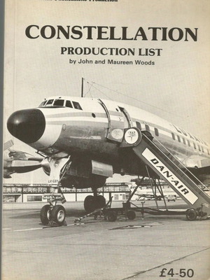 Lockheed Constellation Production and Registration Illustrated Historic Book like new