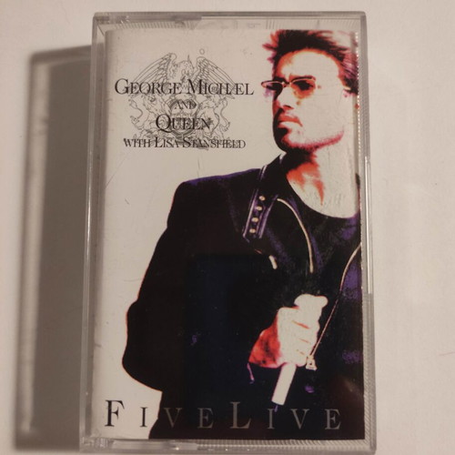George Michael and Queen Five Live cassette tape like new, pop