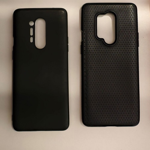 OnePlus 8 Pro cases used, set of 2, one Spigen