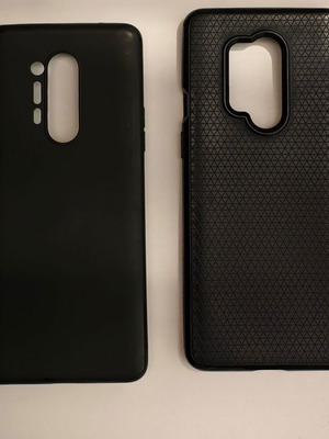OnePlus 8 Pro cases used, set of 2, one Spigen