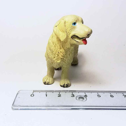 Dog plastic figure toy used